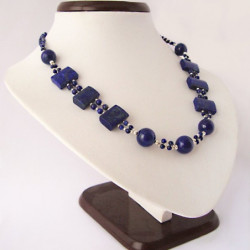 Collar "Esferas Celestiales" Lapislázuli