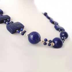 Collar "Esferas Celestiales" Lapislázuli