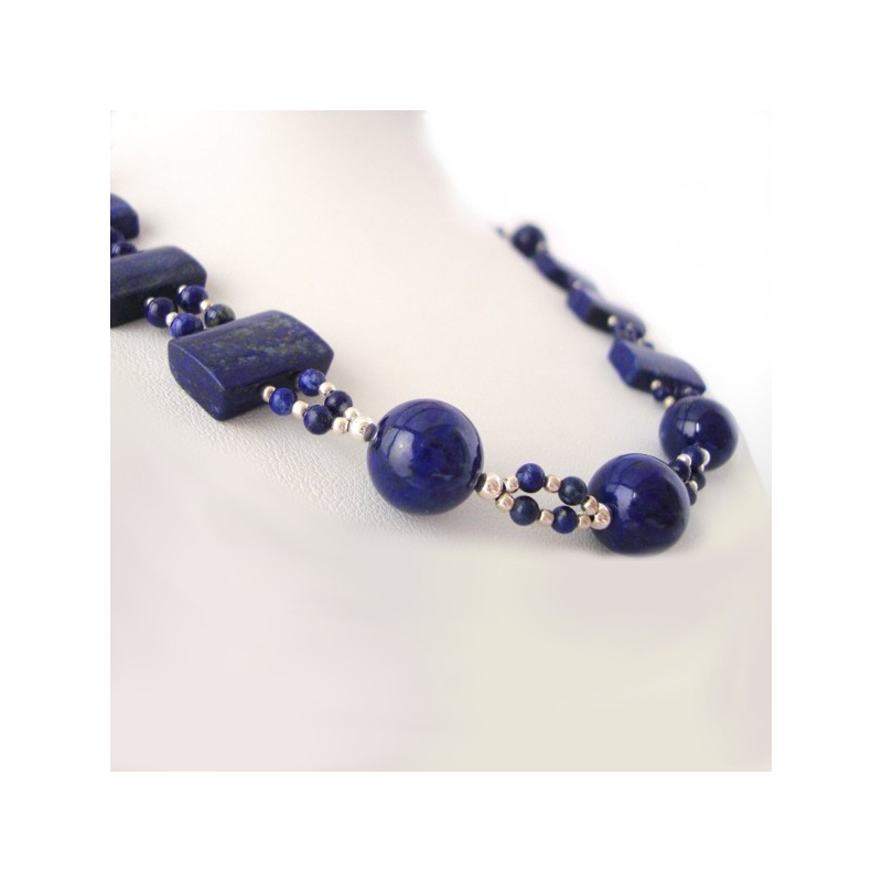 Collar "Esferas Celestiales" Lapislázuli Collar "Esferas Celestiales" Lapislázuli