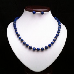 "Lapis lazuli and Gold filled Beads" SET