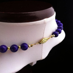 "Lapis lazuli and Gold filled Beads" SET