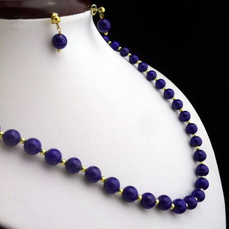 Conjunto "Bolitas de Lapislázuli y Golfi Dorado" Conjunto "Bolitas de Lapislázuli y Golfi Dorado"