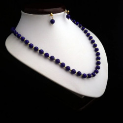 "Lapis lazuli and Gold filled Beads" SET