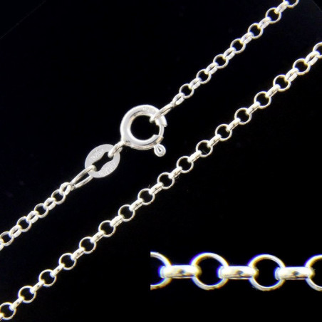 "Rolo" cadena Todas las longitudes plata "Rolo" cadena Todas las longitudes plata