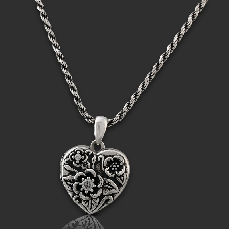 Tuscany Silver Collana Donna In Argento Sterling 925 - Catena Rope 46 Cm/18 Pollici, Ipoallergenica, Con Confezione Regalo - 2