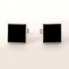 "Square Black Onyx" Cufflinks