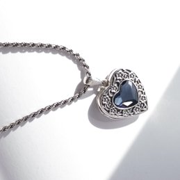 Ciondolo Parola Prova Dio In Argento Sterling 925 Con Catena A Scatola Italiana